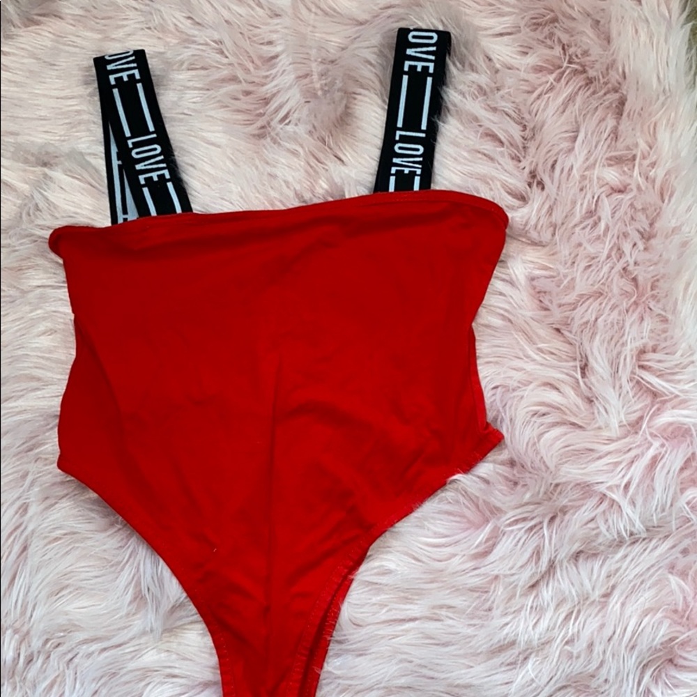 Red Body Suit
